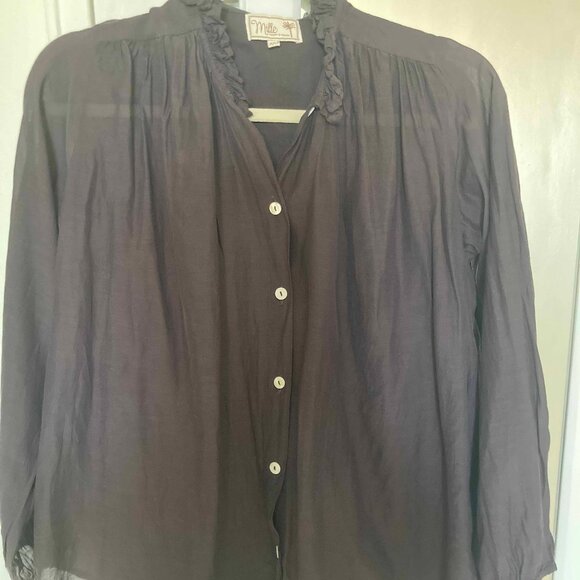 Mille Francesa Top in Black XXS - Picture 2 of 4